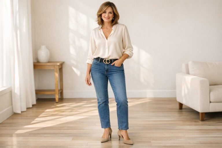 How to Style Jeans for Women Over 40: 7 Easy Ways