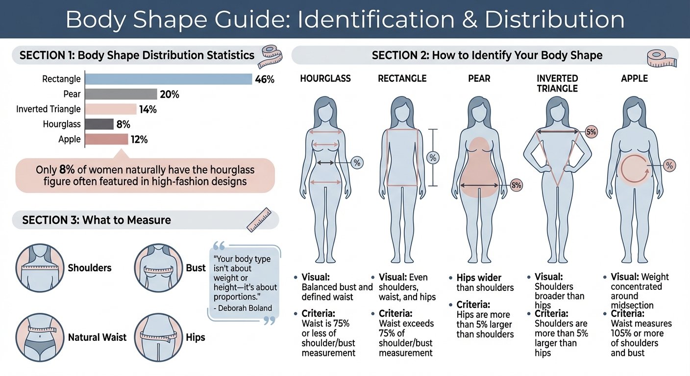 Body Shape Distribution and Identification Guide for Women Over 40