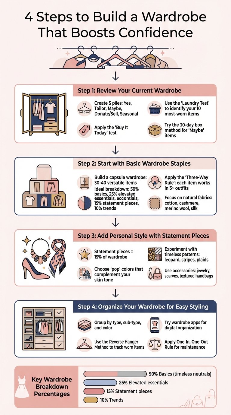 4-Step Guide to Building a Confidence-Boosting Wardrobe