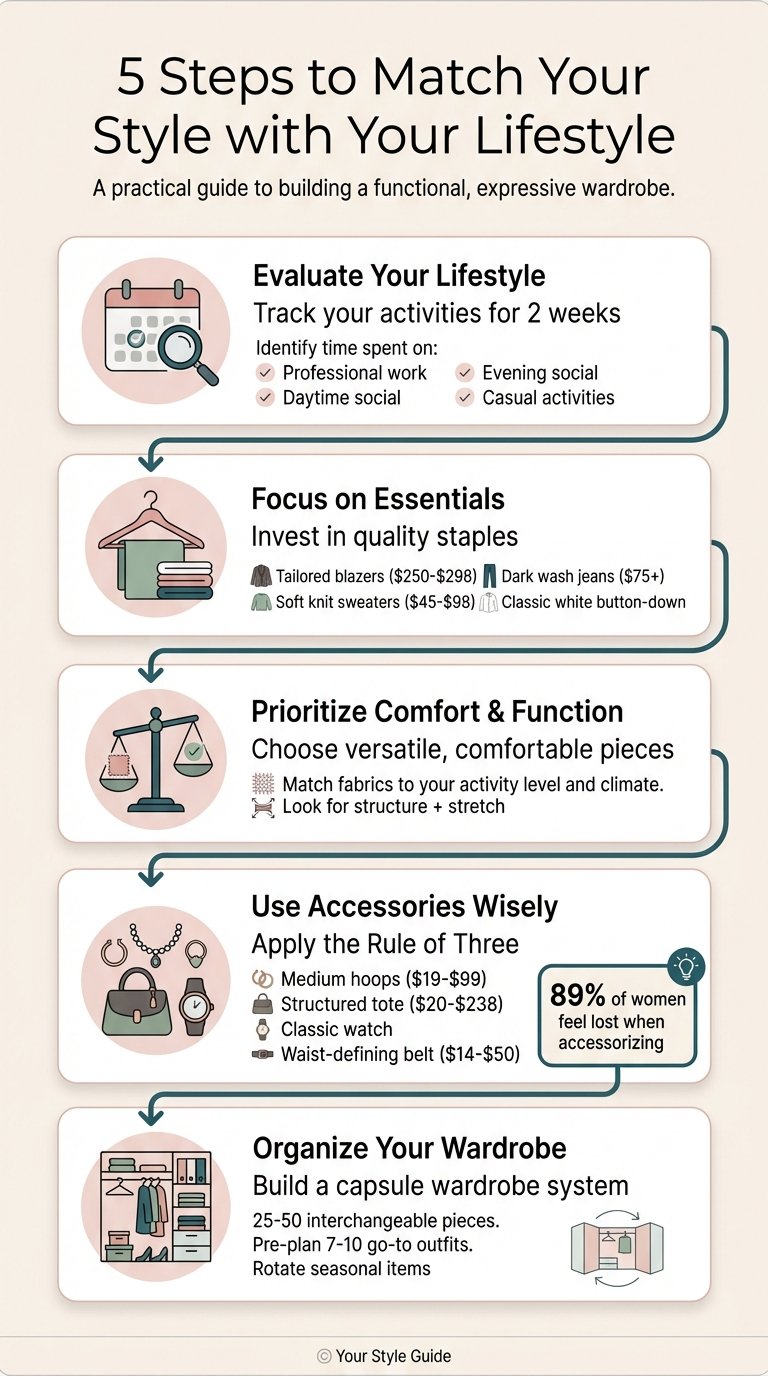 5-Step Guide to Building a Lifestyle-Aligned Wardrobe