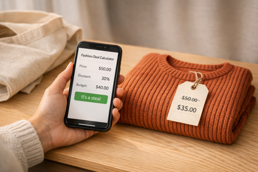 Affordable Fashion Deal Calculator
