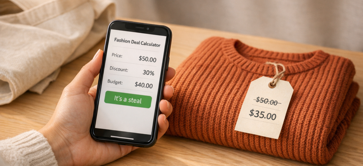Affordable Fashion Deal Calculator