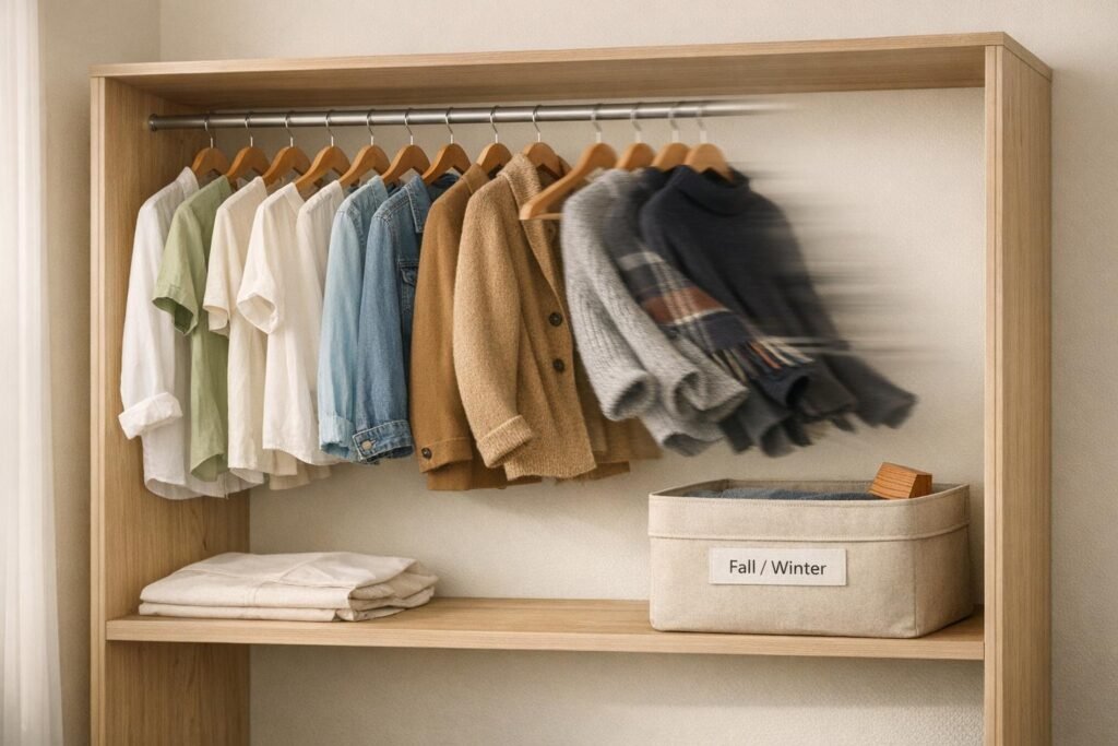 How to Rotate Clothes for Seasonal Changes