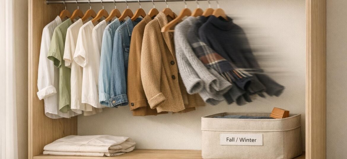 How to Rotate Clothes for Seasonal Changes