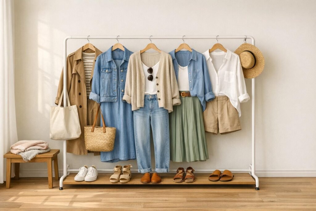 5 Outfit Formulas for Spring-to-Summer Days